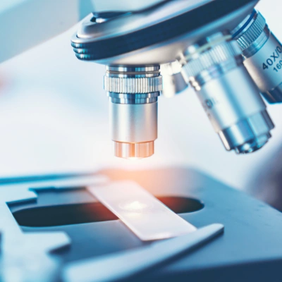 biospy under a microscope west coast wound care